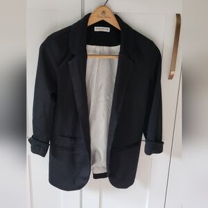 Madison Blazer Women’s S Black Structured Officewear Minimalist Jacket